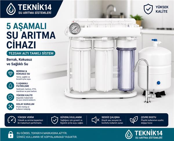 EcoPlus Pro Seri - Pompasız Su Arıtma Cihazı