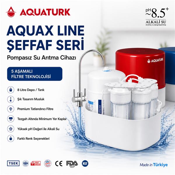 Aquatürk Prizma Housing Seri - Pompalı Su Arıtma Cihazı	