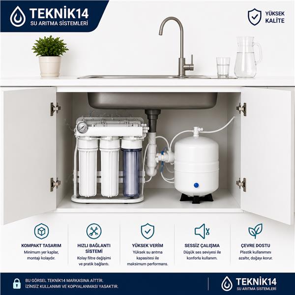 EcoPlus Pro Seri - Pompasız Su Arıtma Cihazı