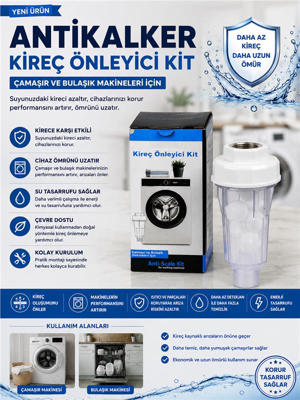 Antikalker - Kireç Önleyici Kit