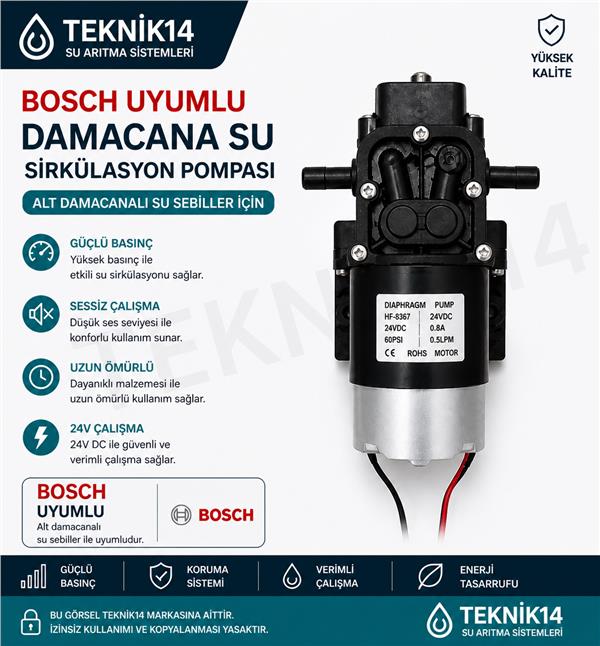 BOSCH SU SEBİLİ DAMACANA SU SİRKİLASYON POMPASI